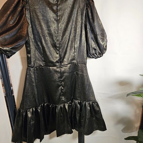 Rachel Parcell Ruffle Puff Sleeve Dress Size 8 - Picture 6 of 15